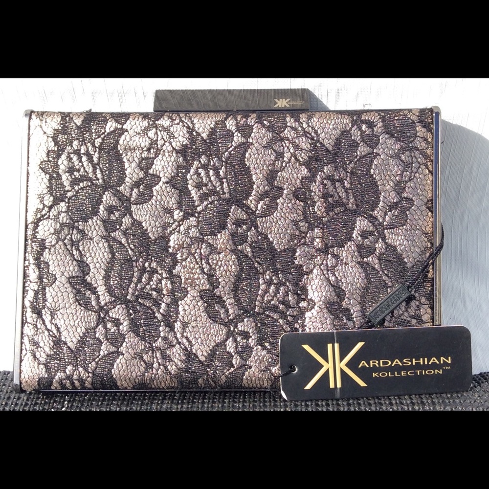 Kim Kardashian West clutch new with tags